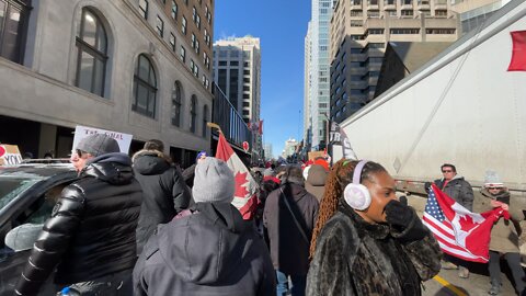 Truckers in Toronto