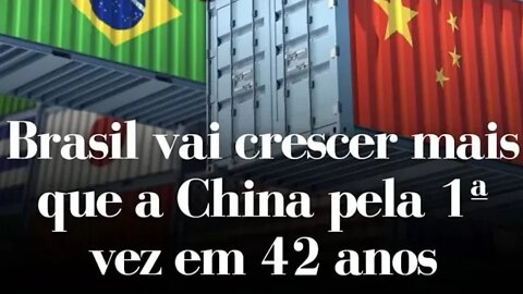PROGRAMA BOM DIA E O BRASIL CRESCEU MAIOR QUE O GIGANTE ASIÁTICO