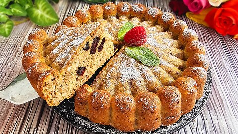 If you have oats and apples, make this diet apple pie! No sugar! No flour! No butter!