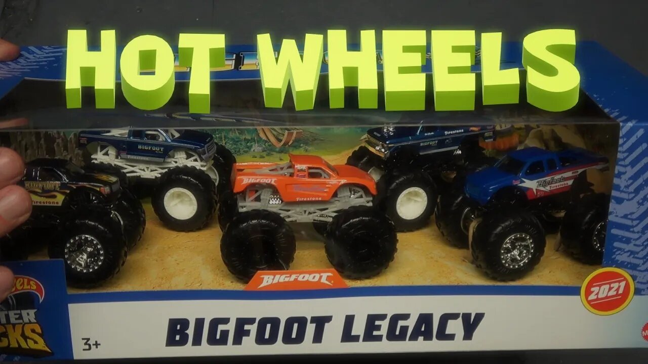 Hot Wheels Monster Trucks Bigfoot Legacy