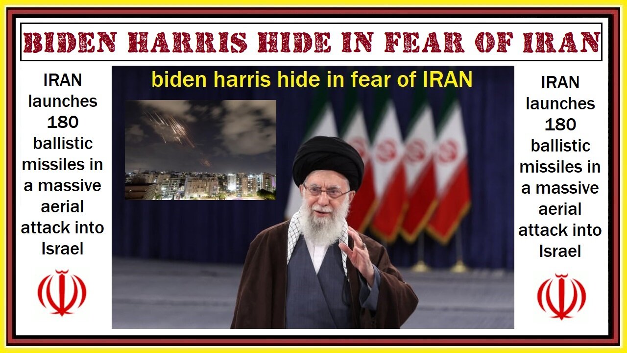 biden harris hide in fear of IRAN - https://revolver.news/2024/10/iran-rains-bombs-down-on-israel-major-attack/