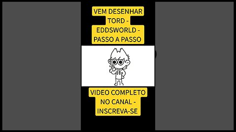 COMO DESENHAR TORD - EDDSWORLD - FÁCIL #desenho #desenholivre #shorts #desenhofacil