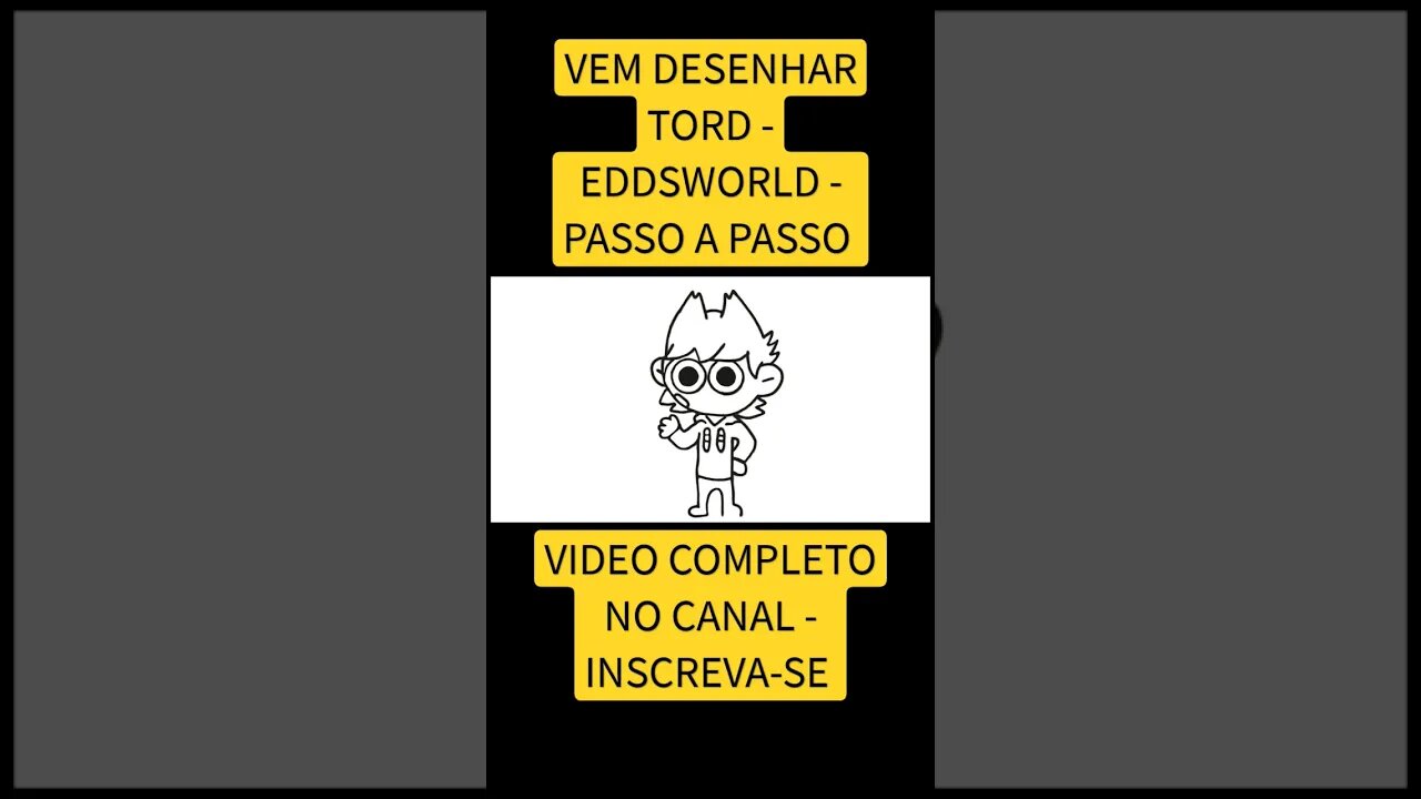 COMO DESENHAR TORD - EDDSWORLD - FÁCIL #desenho #desenholivre #shorts #desenhofacil