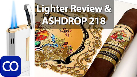 New Dual Jet Lighter Review & CigarAndPipes CO Ashdrop 218