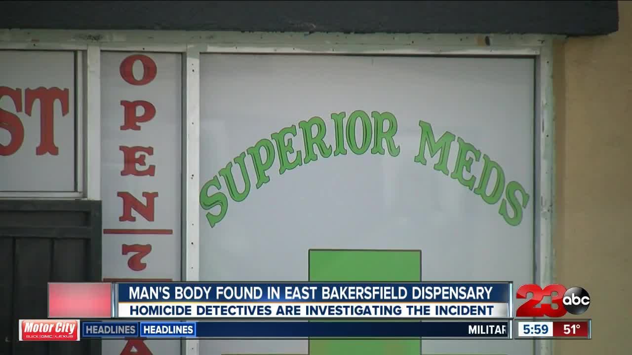 Man found dead inside marijuana shop in the 2000 block of Niles Street