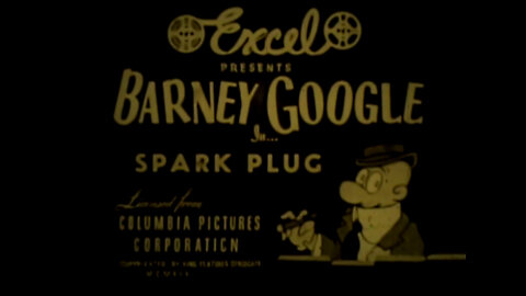 1936, BARNEY GOOGLE AND SPARK PLUG, cartoon