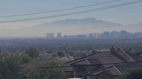 Did you see the hazy skies over Las Vegas today? Check this out! 11.22.2024 #lasvegas #f1 #formula1