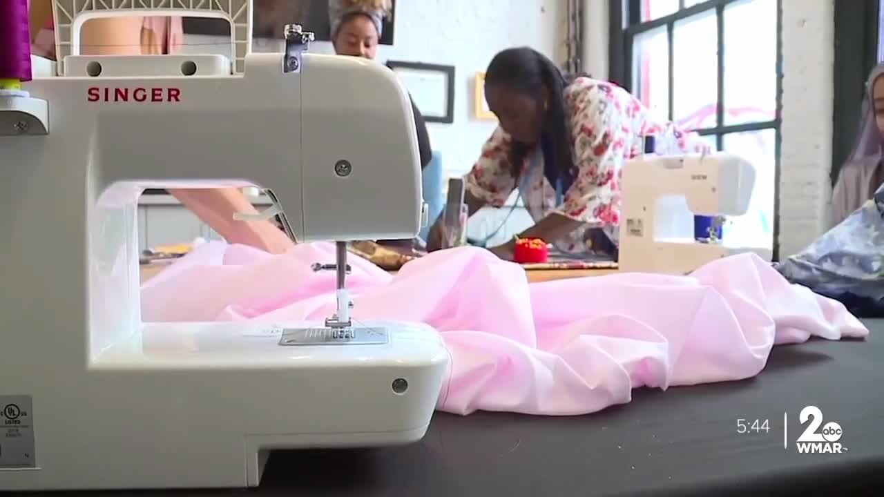Master class: International fashion designer trains students in Baltimore