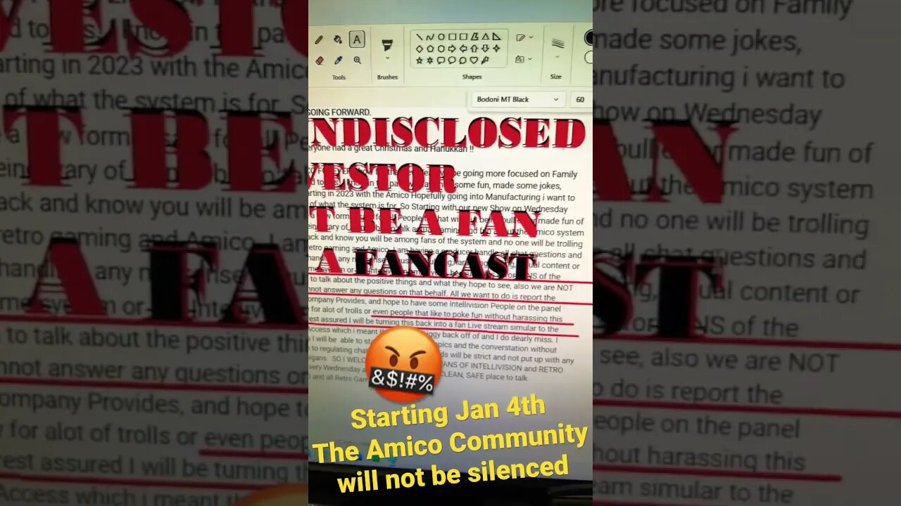 Amico Undisclosed Forever is going to silence descent. You can poke creative fun at them here.