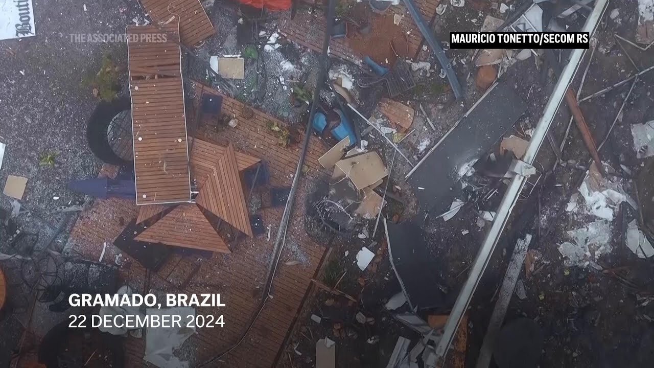 At least 10 killed as small plane crashes into Brazilian town popular with tourists