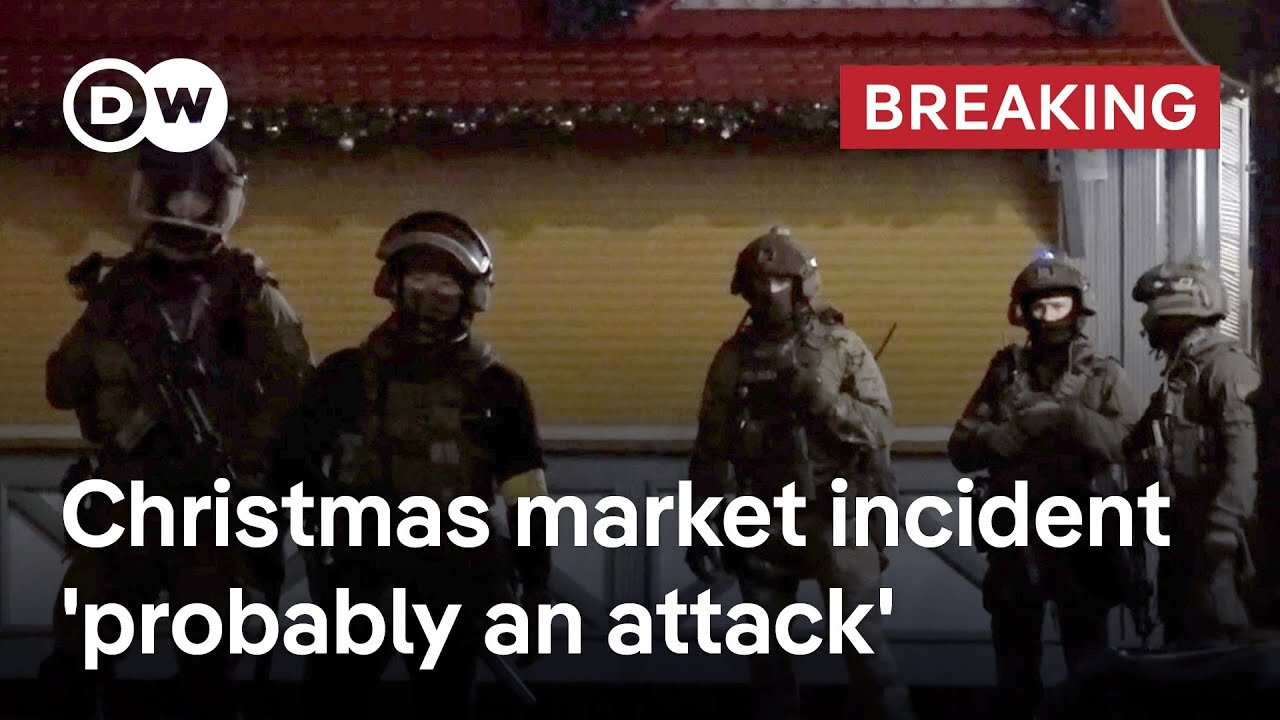 Reports: At least 11 dead as car plowed into Christmas market in Germany's Magdeburg | DW News