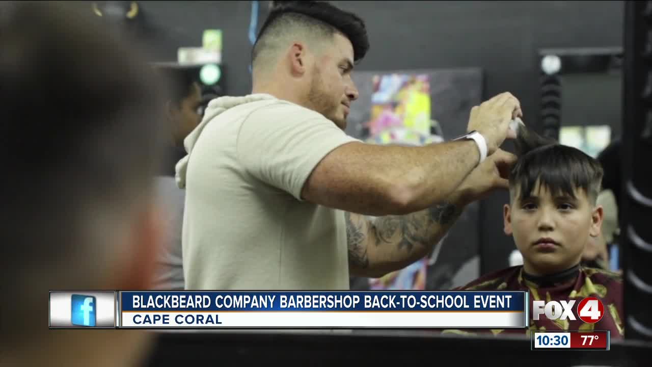 Blackbeard Company Barbershop gives free back-to-school haircuts to kids