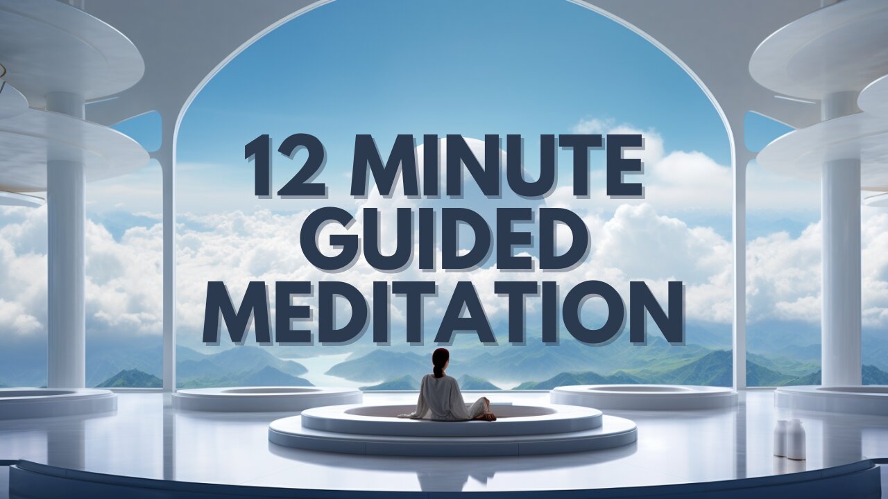 12 Minute Guided Meditation: Above the Clouds, Gamma Binaural Beats 31 Hz