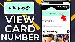 HOW TO SEE AFTERPAY CARD NUMBER AND CVV