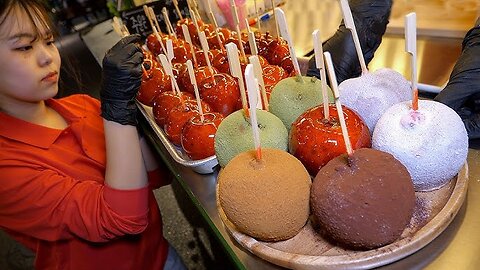 Candy fruit asmr cooking