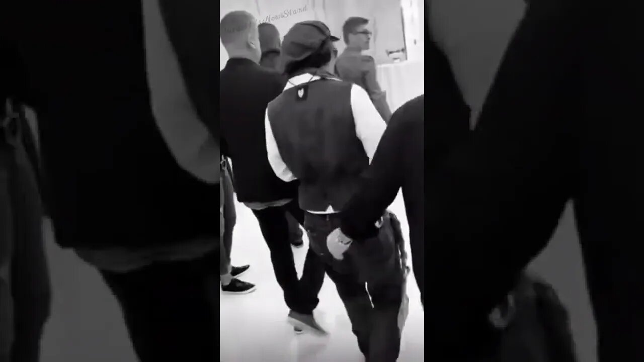 Johnny Depp Walks on by...