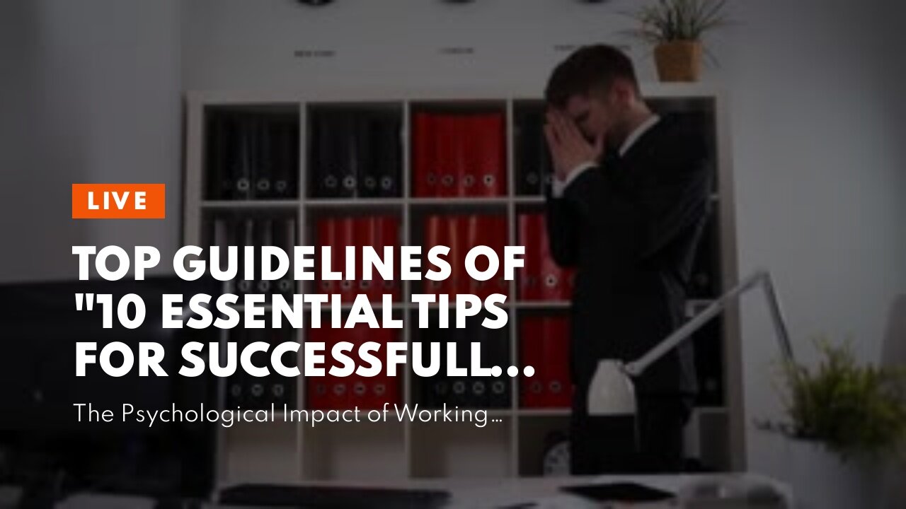 Top Guidelines Of "10 Essential Tips for Successfully Working from Home"
