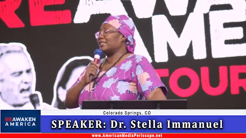 Colorado Springs Conference – Dr. Stella Immanuel Speaks