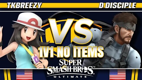 Tkbreezy (Pokémon Trainer/Link) vs. D Disciple (Snake/Cloud) - SSBU Demo - TBH8