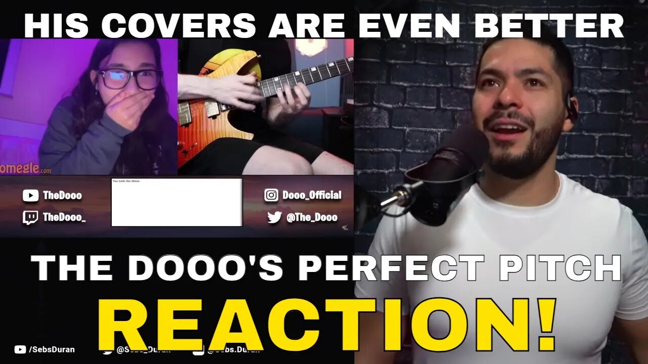 TheDooo Guitarist flexes his perfect pitch on Omegle (Reaction!) | Yeah, that's incredible