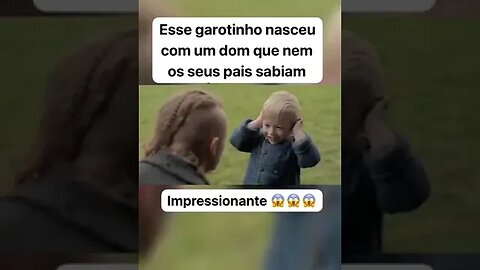 Esse garotinho nasceu com o dom que nem os pais sabiam