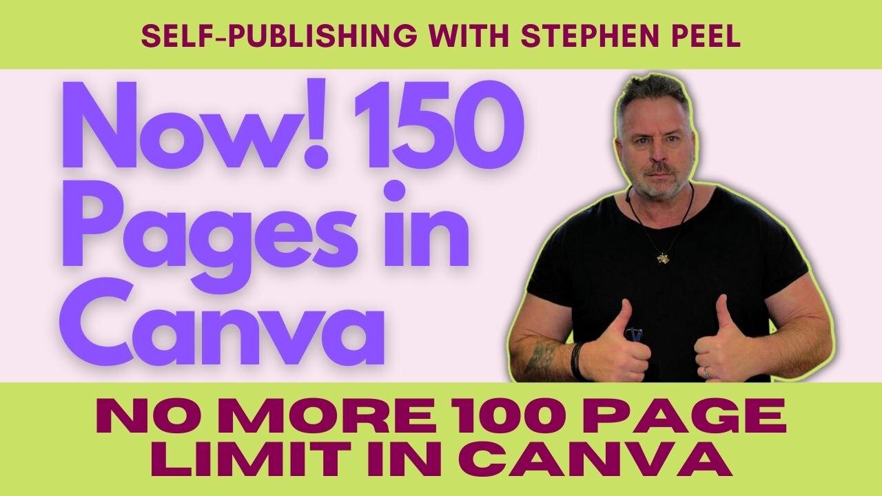 150 Pages in Canva, at Last! 100 Pages was never enough, so I'm happy to see Canva listening.