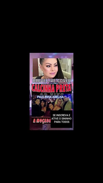 Paulinha Abelha-Essa live é no "RUMBLE"/Faça sua conta, se inscreva e assista LINKS na descrição