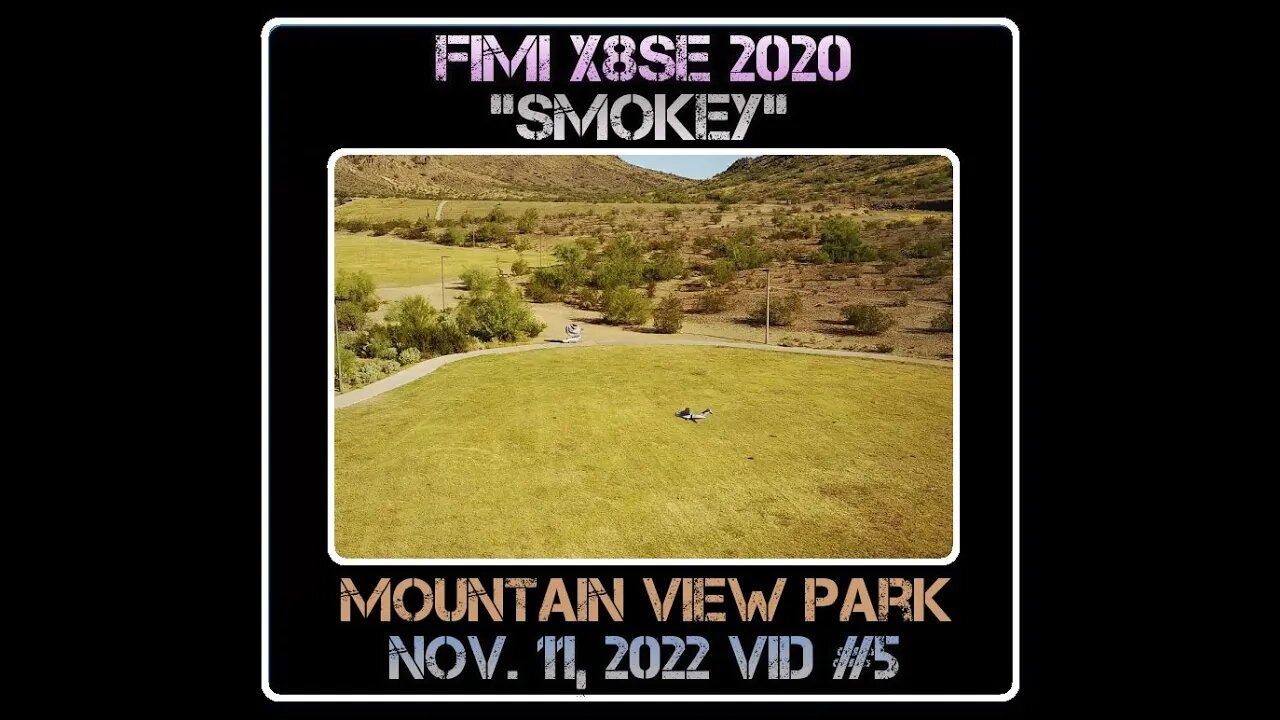 Fimi X8 SE 2020 Drone "Smokey" - Mountain View Park - 11/11/22 (E)