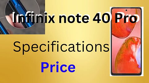 infinix note 40 pro 5g specifications