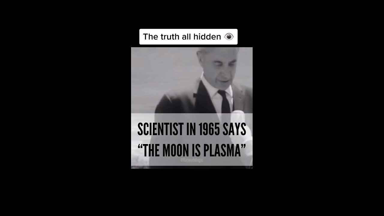 Scientist in 1965 says “the moon is plasma”