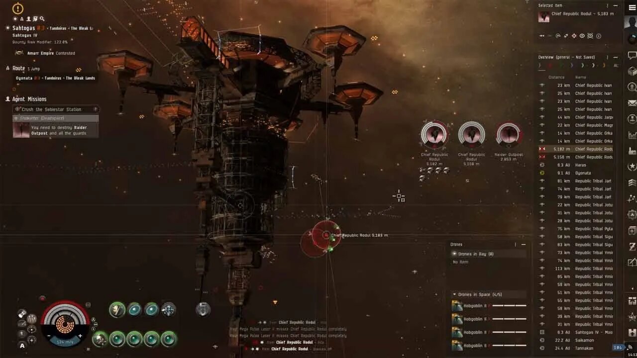 EVE Online Crush the Sebiestor Station - Level 5 Security Mission