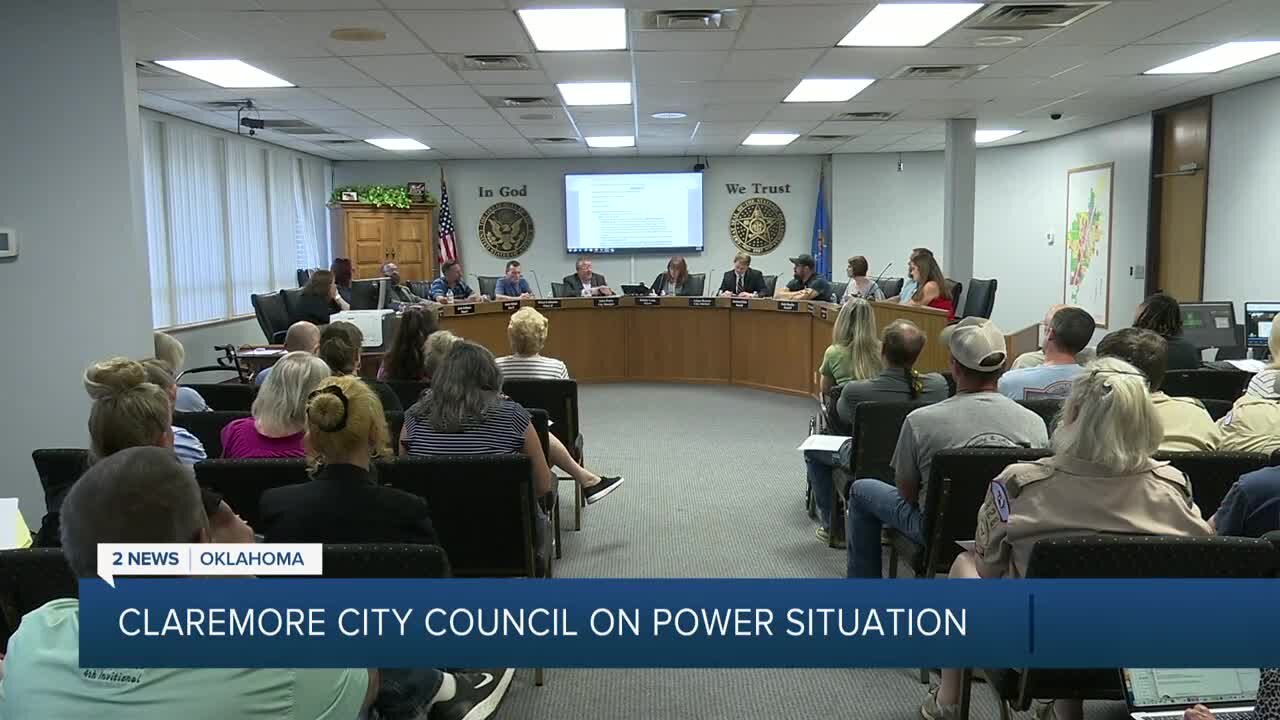 Claremore City Council on Power Situation