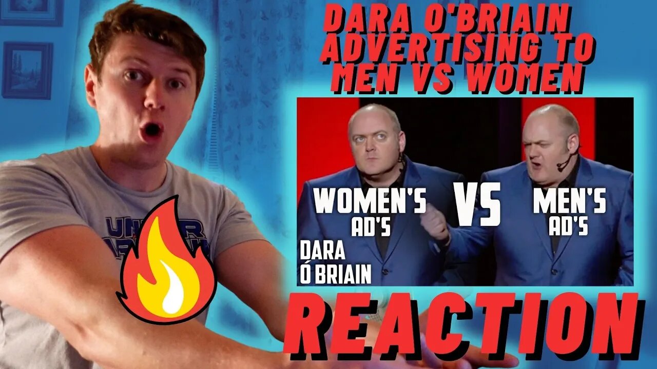 Dara O'Briain - Advertising To Men VS Women - IRISH REACTION