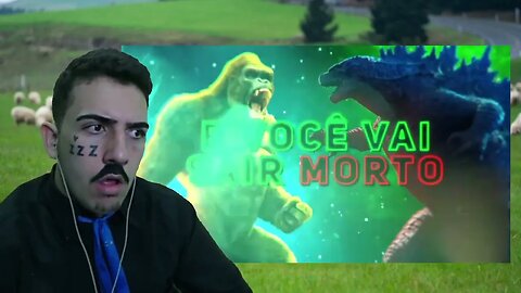 PASTOR REACT Rap do Godzilla vs Kong - NÃO ME CURVO PRA NINGUÉM | PAPYRUS DA BATATA