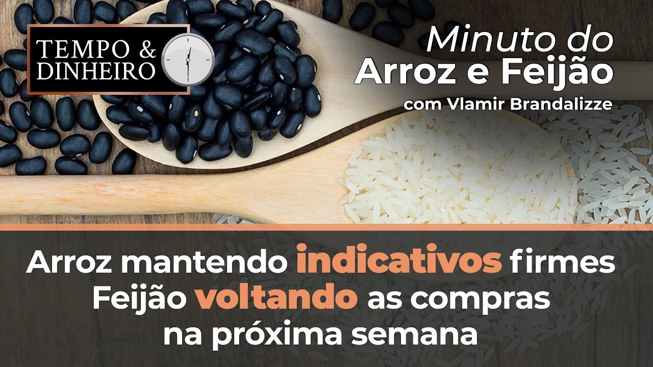 Arroz mantendo indicativos firmes em plena colheita, Feijão voltando as compras na próxima semana