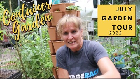 July Container Garden Tour | Garden Tour | Zone 9A