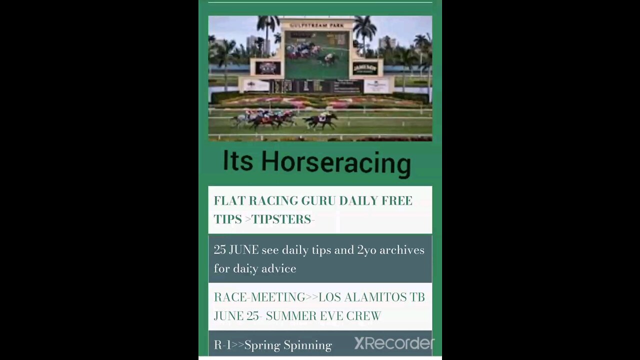 #Horseracing plays June 25th USA