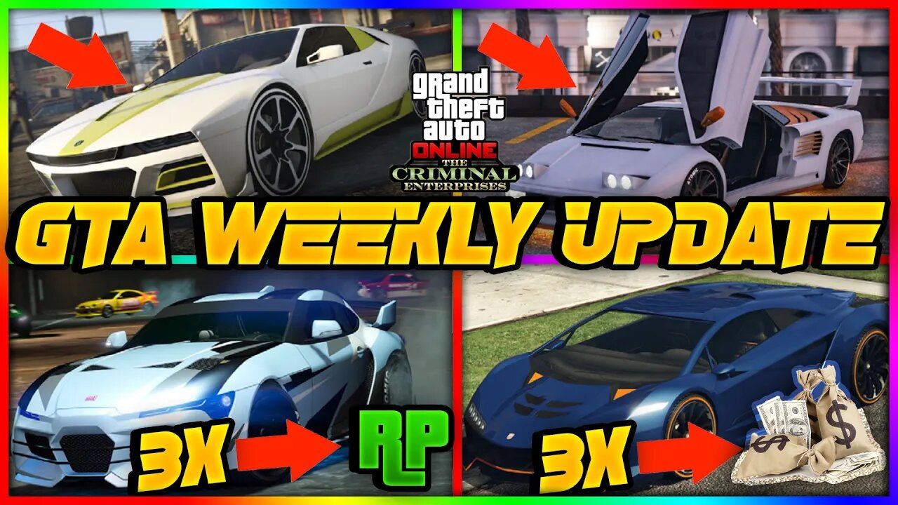 GTA 5 ONLINE WEEKLY UPDATE OUT NOW! (2X $ & RP + MUCH MORE)