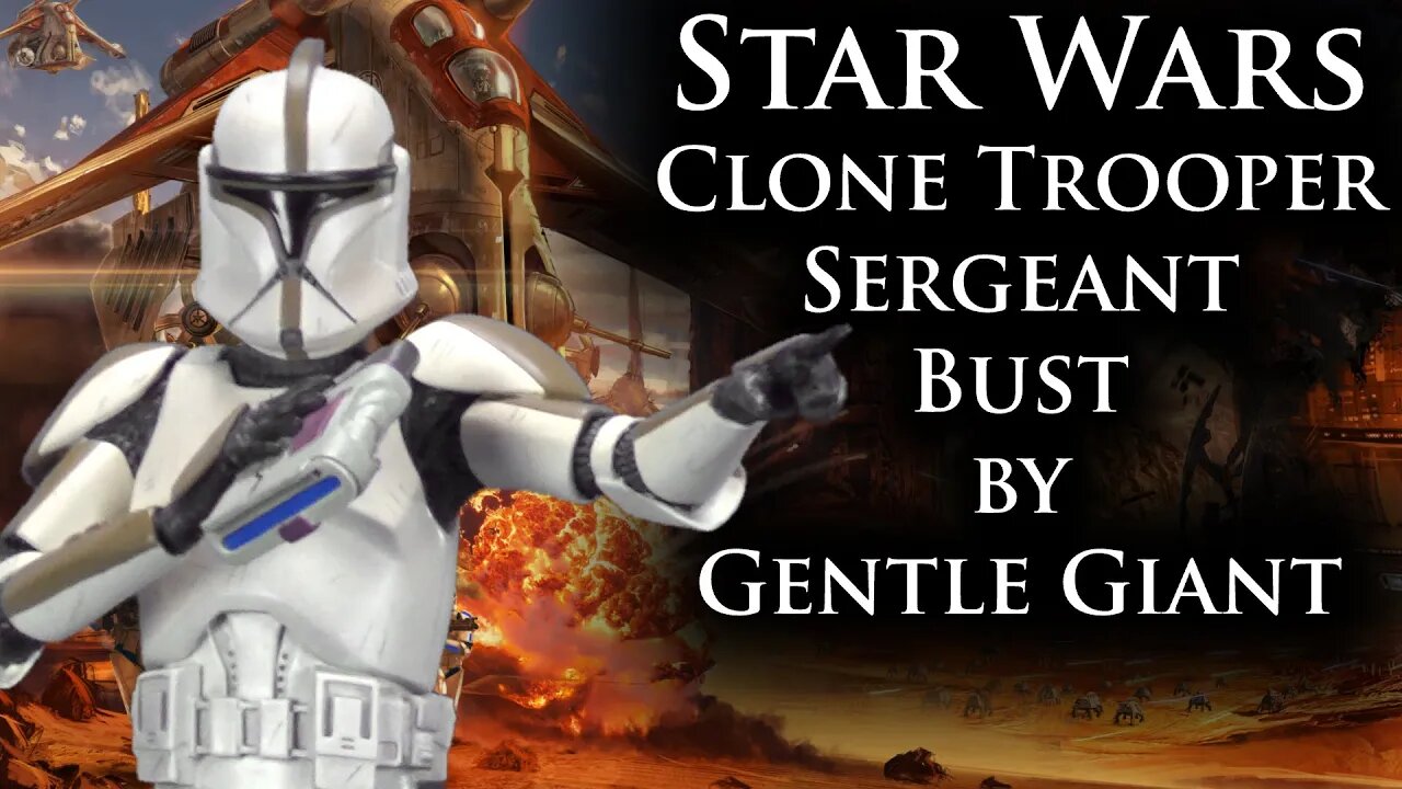 Star Wars Clone Trooper Sergeant Bust by Gentle Giant