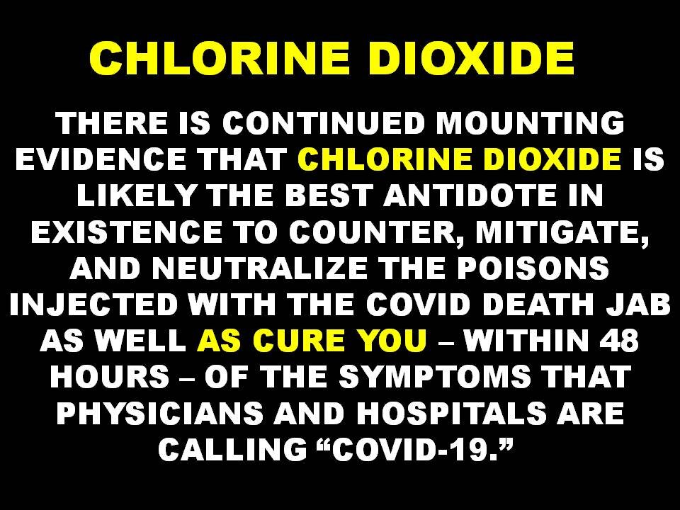 BOMBSHELL IS CHLORINE DIOXIDE A MIRACLE CURE? YOU TELL ME!