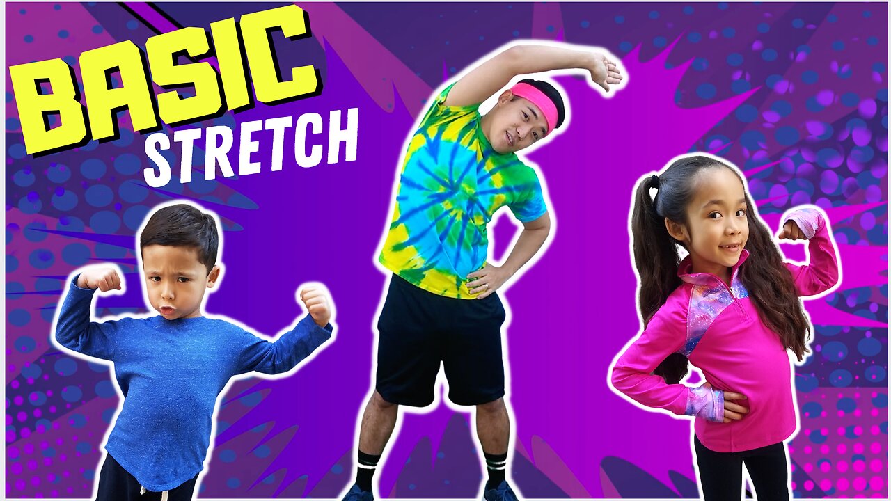 💪 STRETCHING Exercises for KIDS | Funny Home Workout