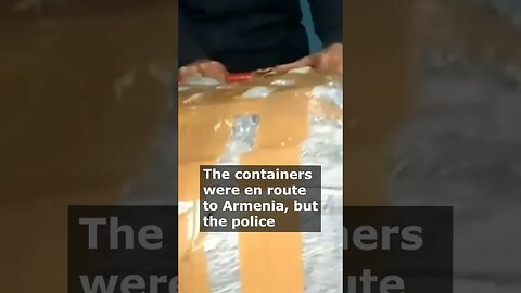 Massive Cocaine Haul Uncovered in Banana Crates by Italian Police #reels #short #shorts