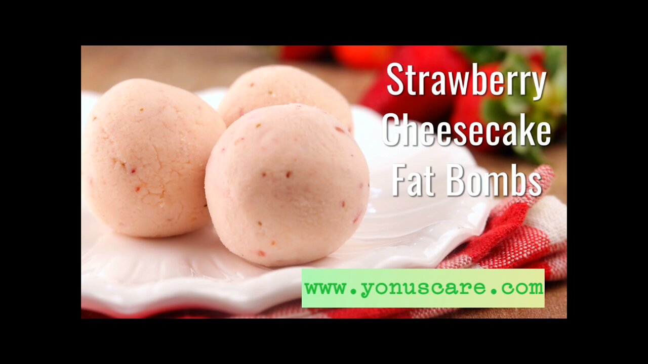 How to make keto based Strawberry Cheesecake Fat Bombs