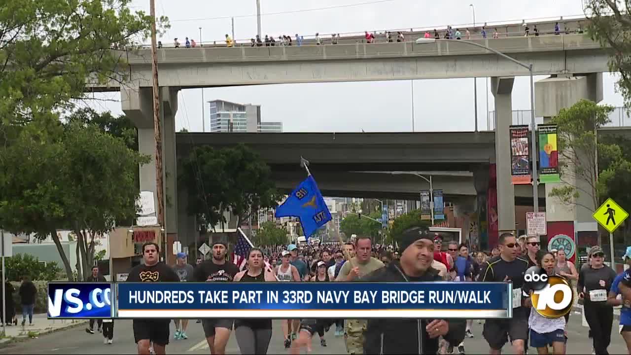 Hundreds take part in 33rd Navy Bay Bridge Run/Walk