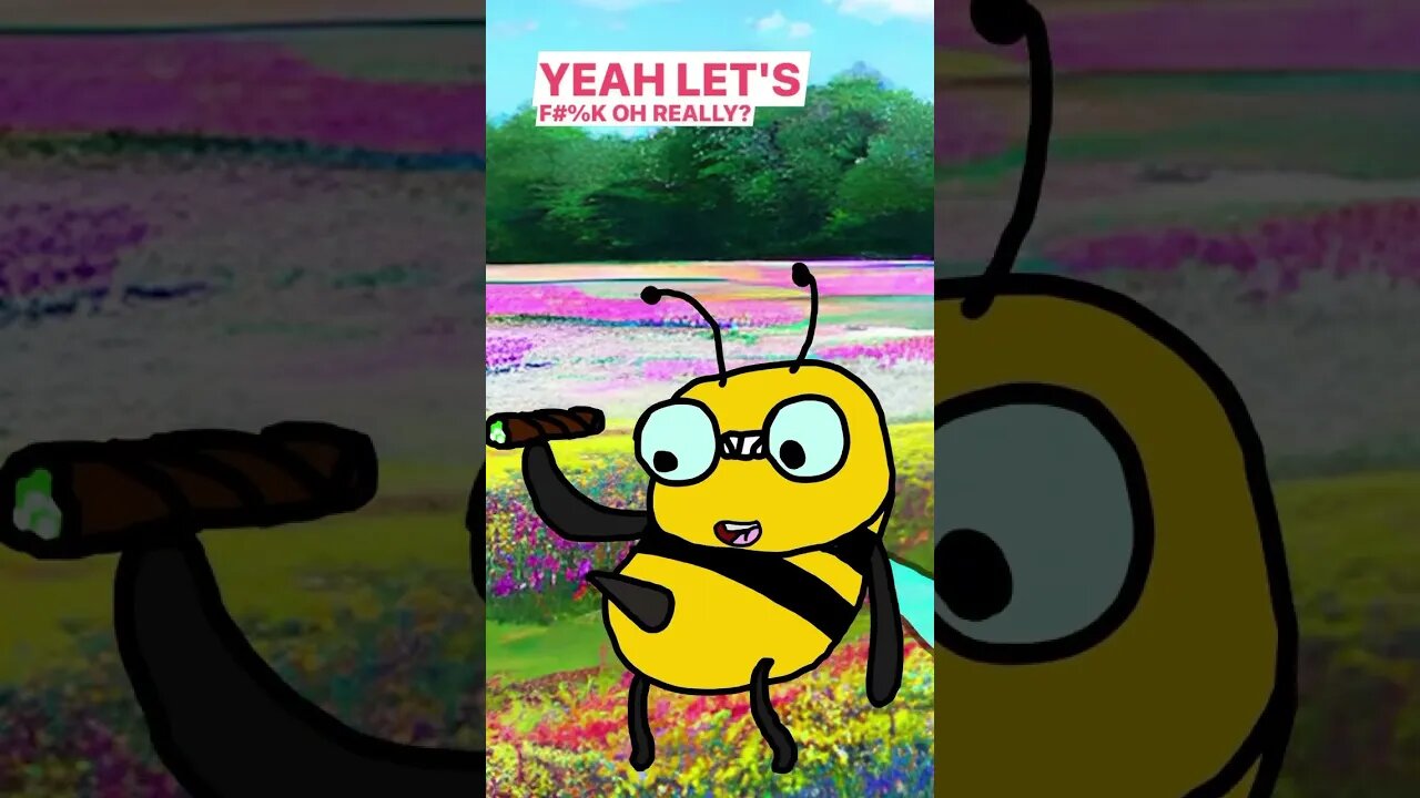 FUN FACT: Male bees die after ejaculating #viral #shorts #animation