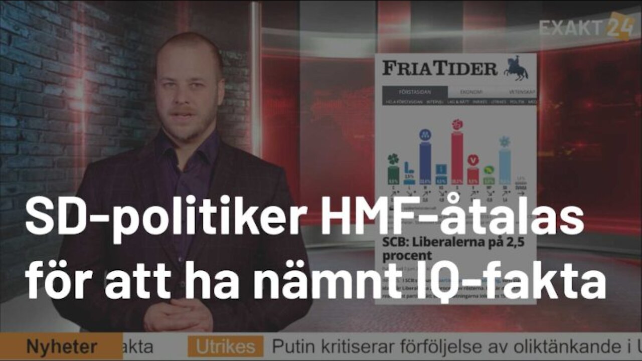 Ny mätning: L på 2,5 procent • SD-politiker HMF-åtalas för att ha nämnt IQ-fakta