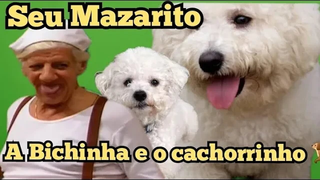 Escolinha do Professor Raimundo; Seu Mazarito, a Bichinha e o cachorrinho.