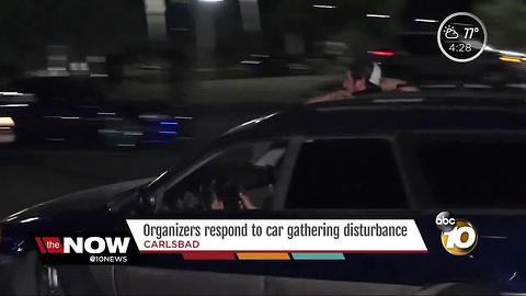 Organizers respond to car gathering disturbance