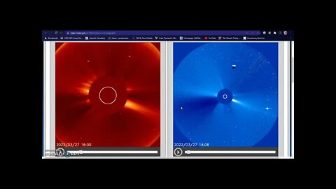 M-Class Flare, Inbound CME