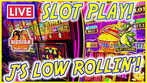 🔴 LIVE SLOTS! J'S LOW ROLLIN' WEDNESDAY! LET'S HIT SOME JACKPOTS! EPISODE 17!